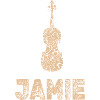 Jamie as viola