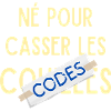 Né pour casser les codes