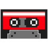 Pixel Art Cassette Tape