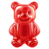Glossy Red Gummy Bear
