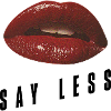 Red Lips Minimal – Bold Statement