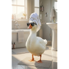 Spa Duck in Towel Turban