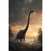 Brachiosaurus at Sunset Forest