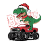 Brew Christmas Dinosaur T Rex With