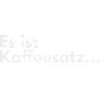 Es ist Kaffeesatz Typo