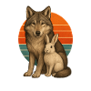 Wolf und Hase