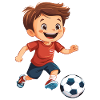 Kicker JungeFußball