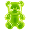 Green Rubber Bear