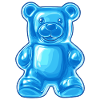 Blauer Gummibär