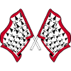 Drapeaux croisés du Limousin