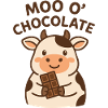 Moo o'Chocolate Funny Pun Cow