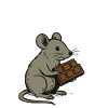 Mouse o'Chocolate Funny Pun Mouse