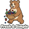 Berry Basket Bear Illustration