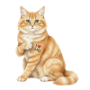 Ich Herz Dad Cat