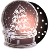 Snow Globe Christmas Tree