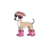 Whippet Saying Girl Funny Whippet Gift