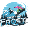  Ride The Frost Snowboard Motiv Für Snowboarder