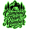 Camping Team Tent Mountains