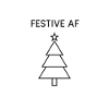 Christmas tree Festive AF Christmas
