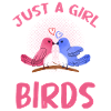 Just one girl loves birds