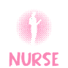 Juste une infirmière – Demi-teinte rose