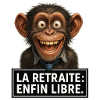 Monkey in free retreat
