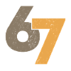 67 in Retro Style
