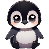 Cute Penguin Cartoon Critter Kugger Lye