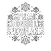 Spread Kindness Like Snowflake
