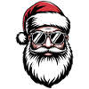 Cool Santa Claus with Sunglasses