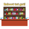 Reboot Bar: Bunte Flaschen