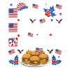 Nice Naughty American Burger Humor