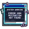 Erreur 404 : Bug de motivation