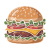 Fresh burger enjoyment