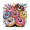 Motley donut troupe