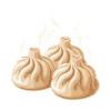Steaming dumpling design