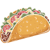 Cartoon Taco Fiesta