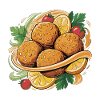 Crispy croquettes with a citrus note