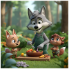 wolf, vegan wolf, friendly wolf