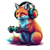 Fuchs Spiele Tier Videospiele Lustiger Fuchs