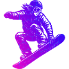 Snowboard motif for real lovers