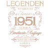 75th Birthday Legend January 1951