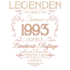 33rd Birthday Legend January 1993