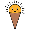 Kawaii Vanille Eis