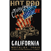 Hot Rod California Nostalgia Print