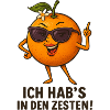 Citrus hero with sunglasses