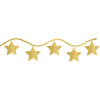 gold star garland