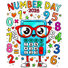 Numeral Day 2026 Calculator Mascot