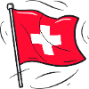 Schweizer Flagge Patriot Design
