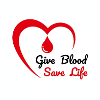 Blood Donation Heart Emblem